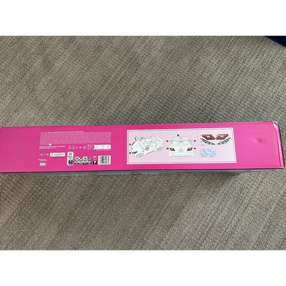 Barbie Playset with 2 Fashion Dolls, Convertible Toy Car & Pool - Picture 3 of 6